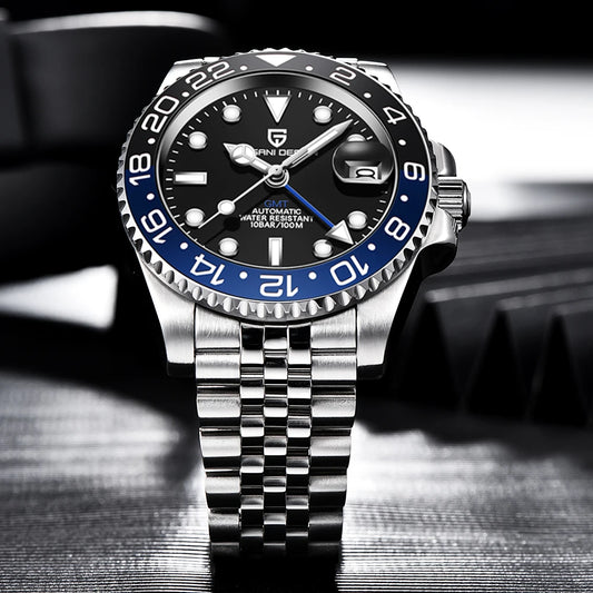 PAGANI DESIGN Automatic Watch – Sapphire Glass & Waterproof Sport Style