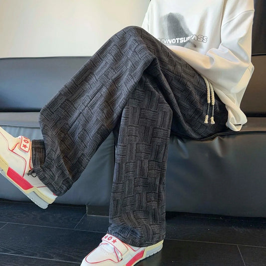 Men’s Plus Size Pants – Loose Fit & Trendy Straight Cut