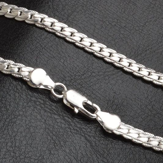 Luxury Silver Noble Chain – 5mm Premium Wedding & Fashion Necklace