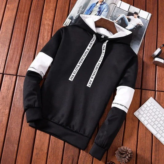 Men’s Hoodie – Casual Print, Hip Hop Style & Comfortable Fit