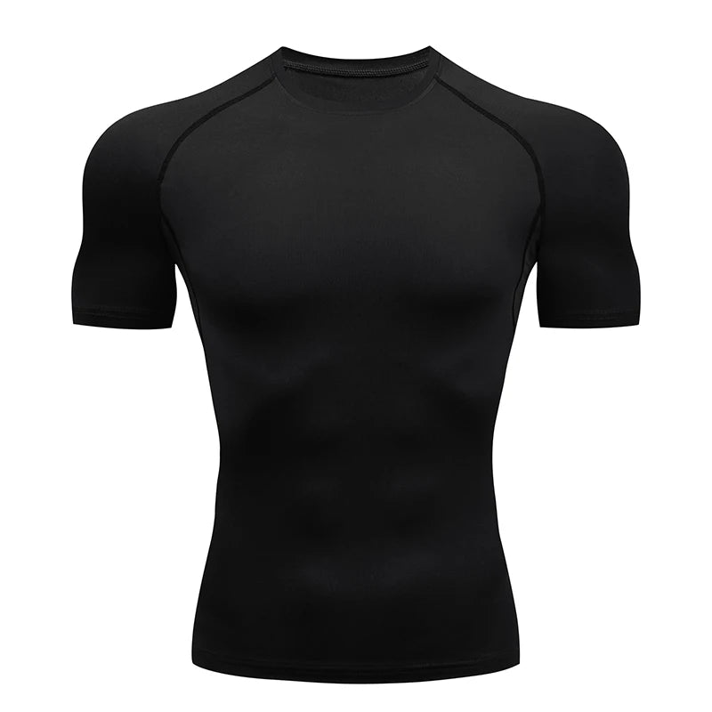 Men’s Athletic Compression T-Shirt – Breathable & Quick Dry
