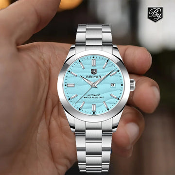 BENYAR Mechanical Watch – 50M Waterproof & Stainless Steel Design