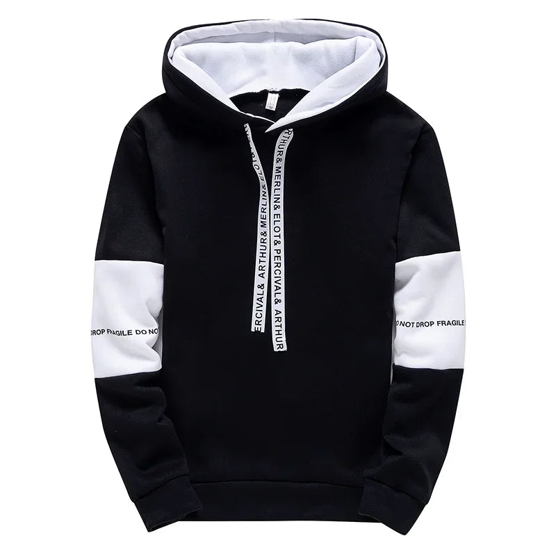 Men’s Hoodie – Casual Print, Hip Hop Style & Comfortable Fit