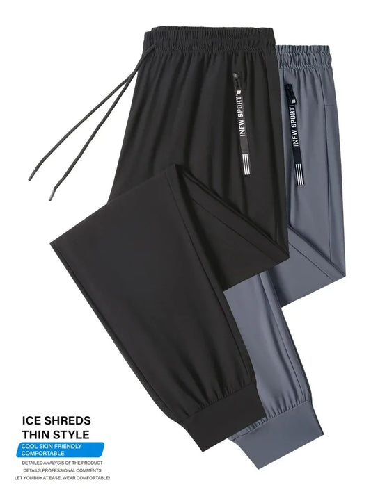 Men’s Ice Silk Pants – Quick Dry, Lightweight & Casual Fit