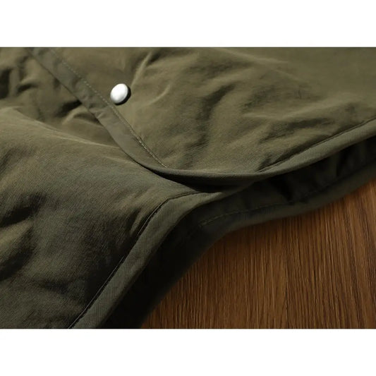 Men’s Retro Cotton Jacket – Waterproof, Button-Up & Workwear Style