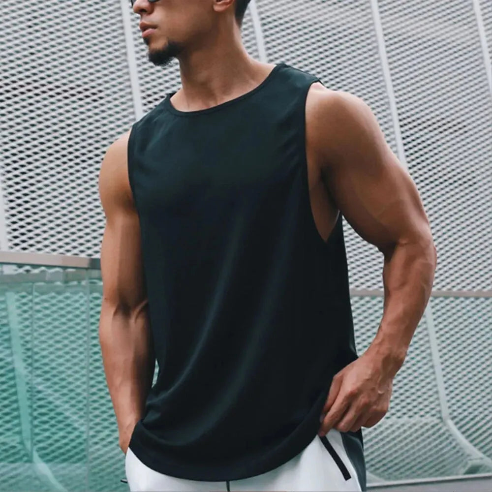 Men’s Sports Tank Top – Quick Dry & Loose Fit