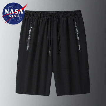 Men’s NASA Shorts – Ice Silk, Quick Dry & Casual Loose Fit