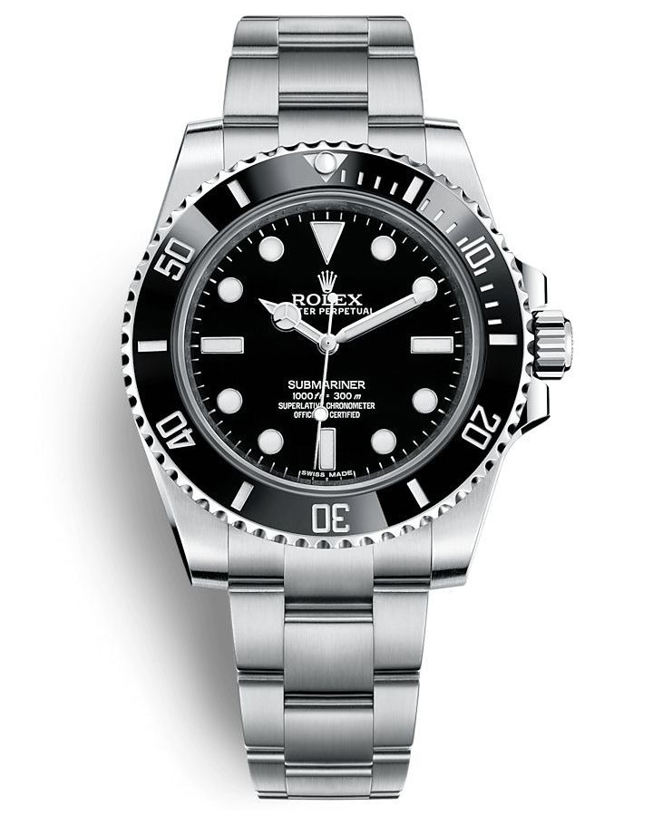 Silver Rolex Submariner